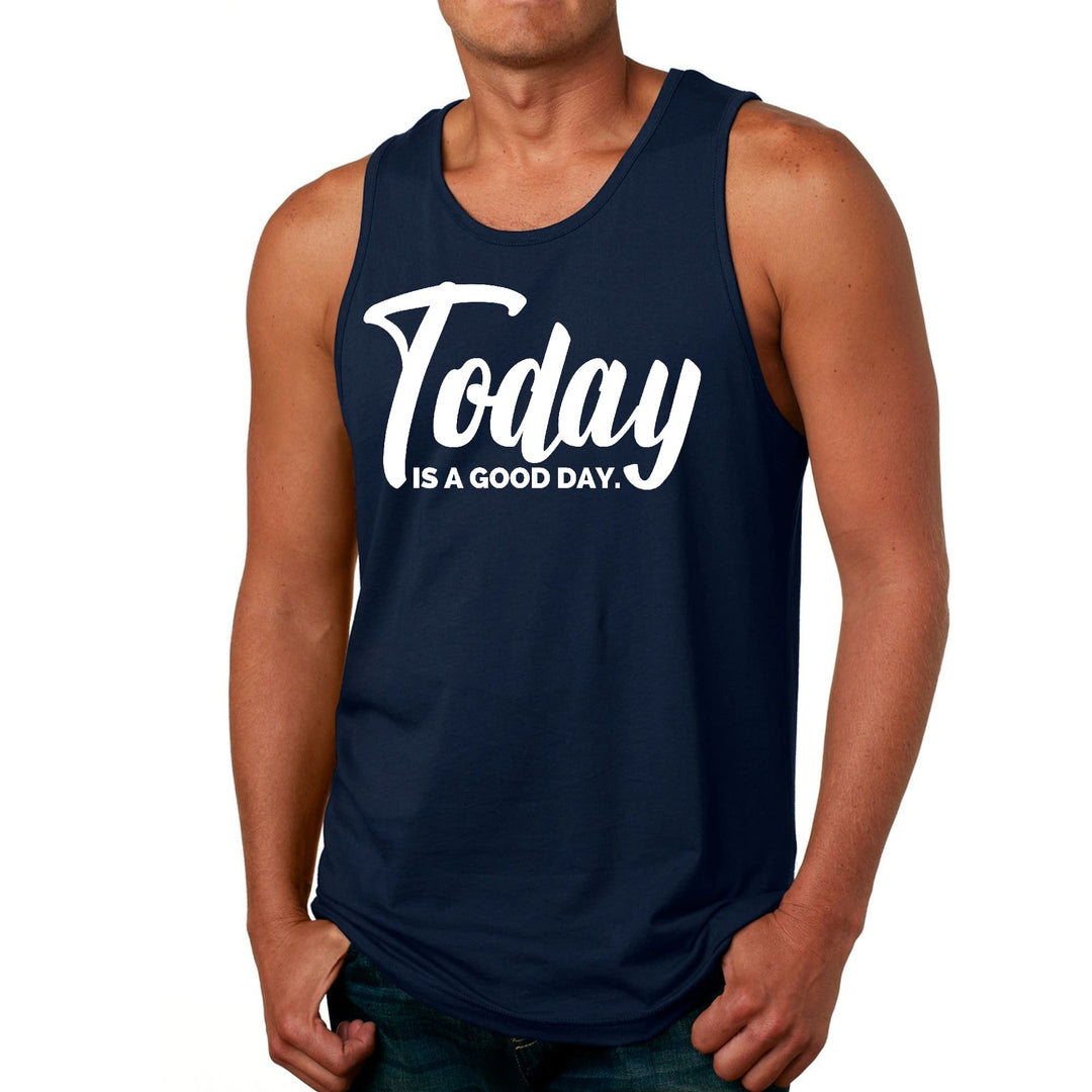 Mens Fitness Tank Top Graphic T-shirt Today is a Good Day - Mens | Tank Tops