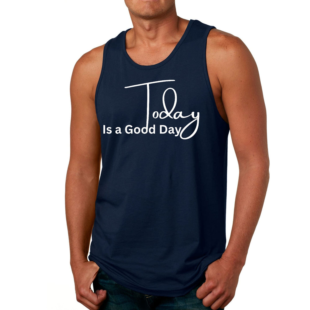 Mens Fitness Tank Top Graphic T-shirt Today is a Good Day - Mens | Tank Tops