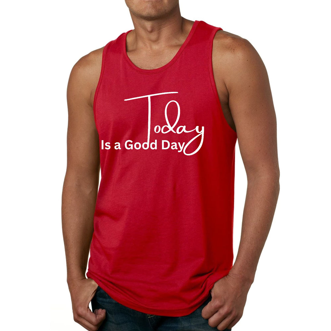 Mens Fitness Tank Top Graphic T-shirt Today is a Good Day - Mens | Tank Tops