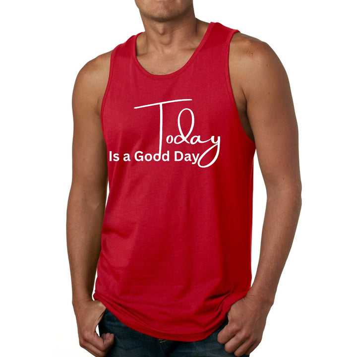 Mens Fitness Tank Top Graphic T-shirt Today is a Good Day - Mens | Tank Tops