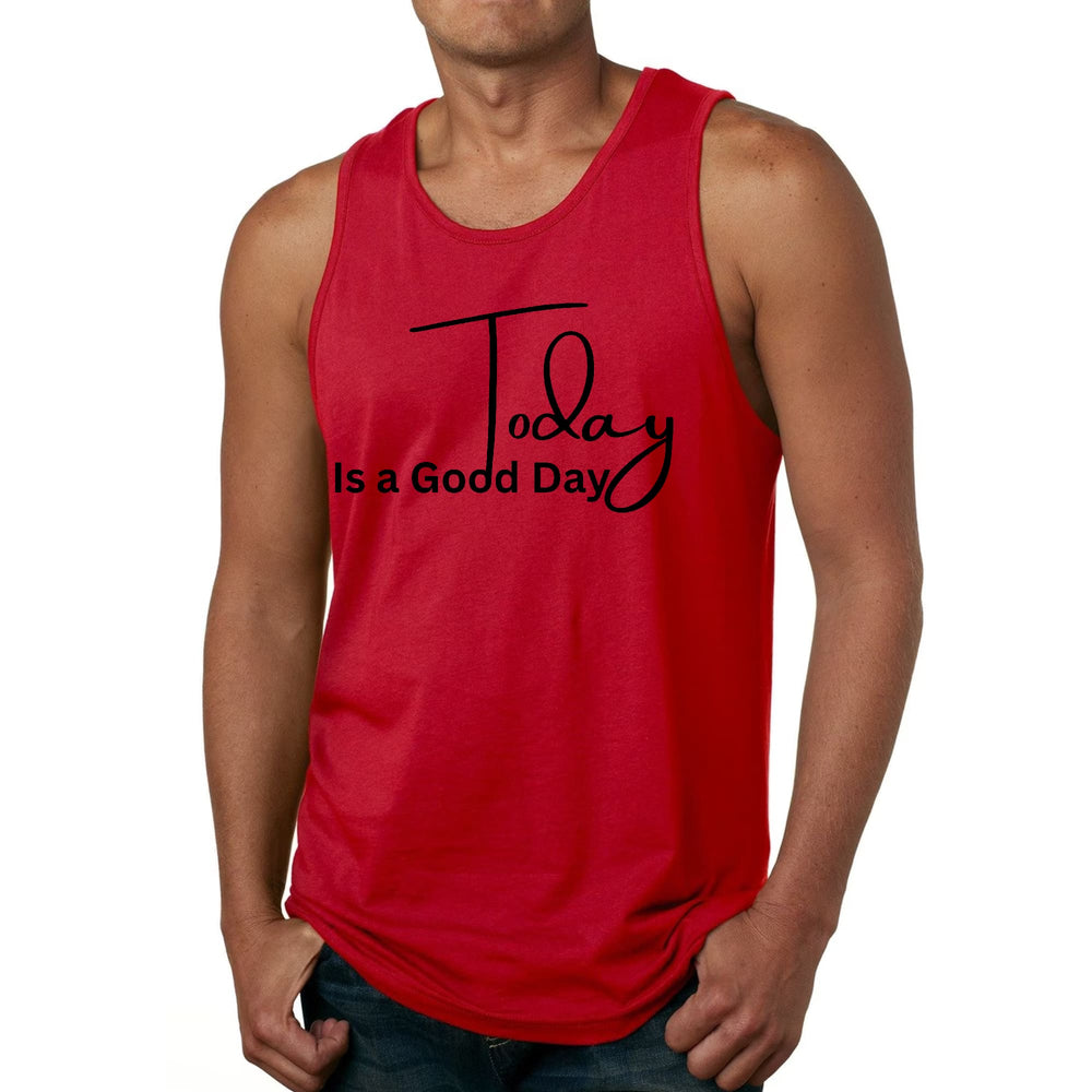 Mens Fitness Tank Top Graphic T-shirt Today is a Good Day - Mens | Tank Tops