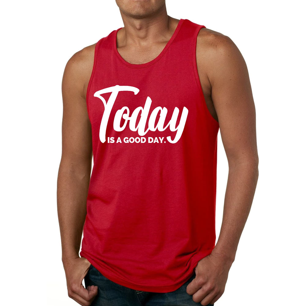 Mens Fitness Tank Top Graphic T-shirt Today is a Good Day - Mens | Tank Tops