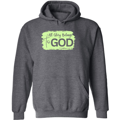 Mens Graphic Hoodie All Glory Belongs To God Christian Neon - Unisex | Hoodies