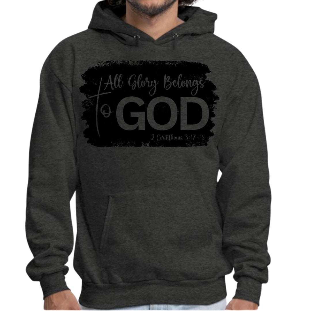 Mens Graphic Hoodie All Glory Belongs to God Print - Unisex | Hoodies