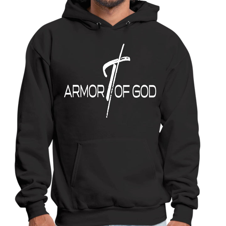 Mens Graphic Hoodie Armor of God Cross - Unisex | Hoodies