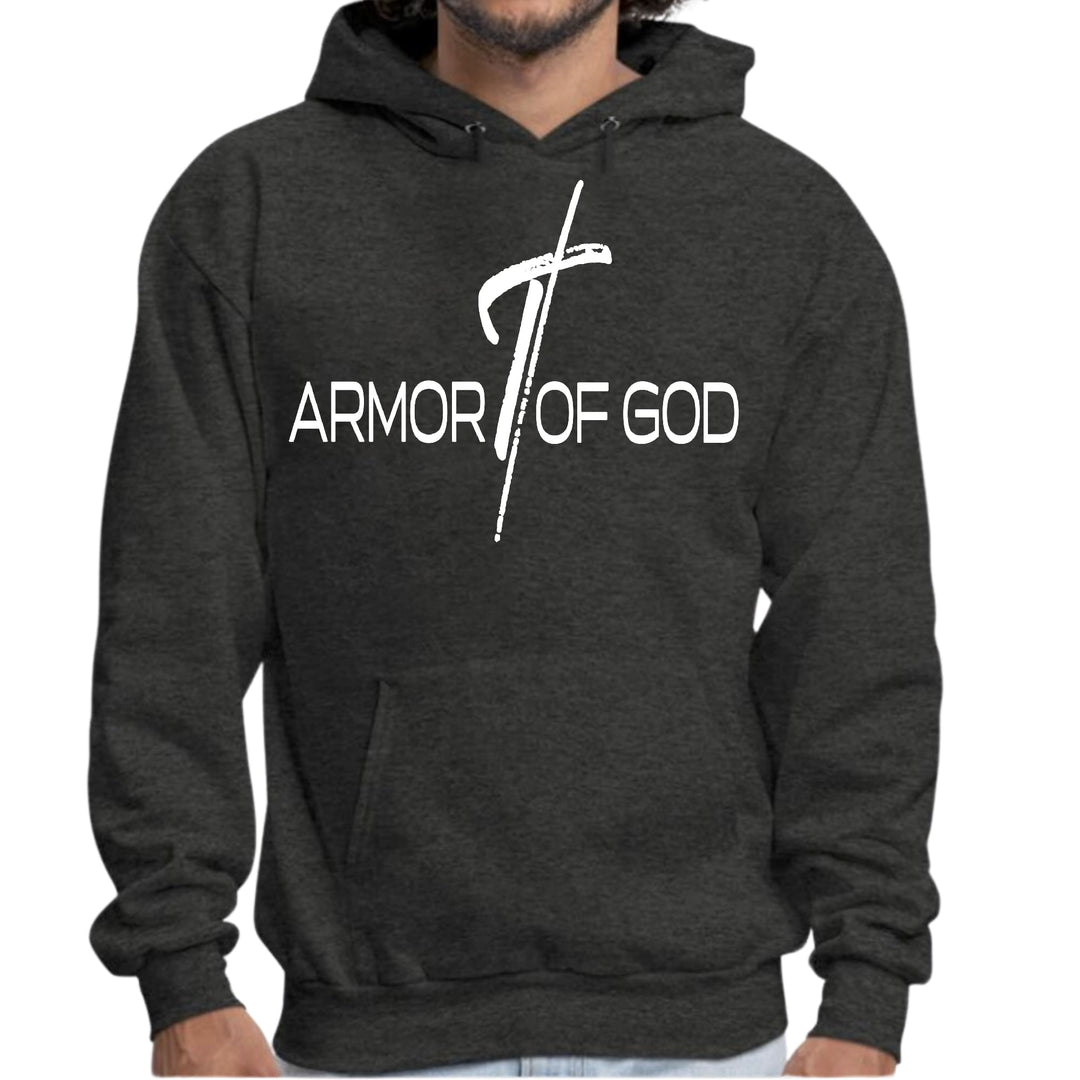 Mens Graphic Hoodie Armor of God Cross - Unisex | Hoodies