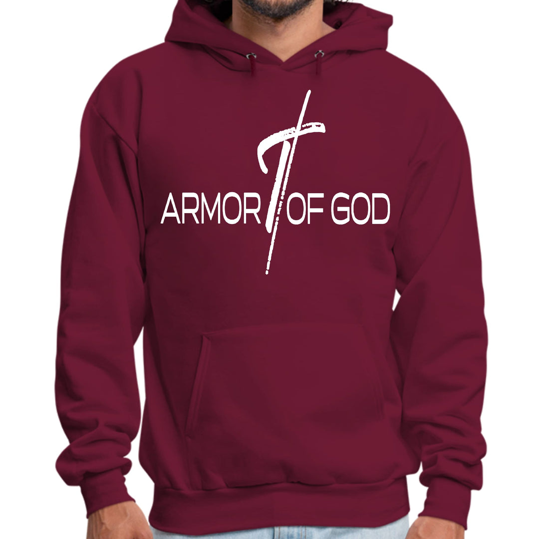 Mens Graphic Hoodie Armor of God Cross - Unisex | Hoodies