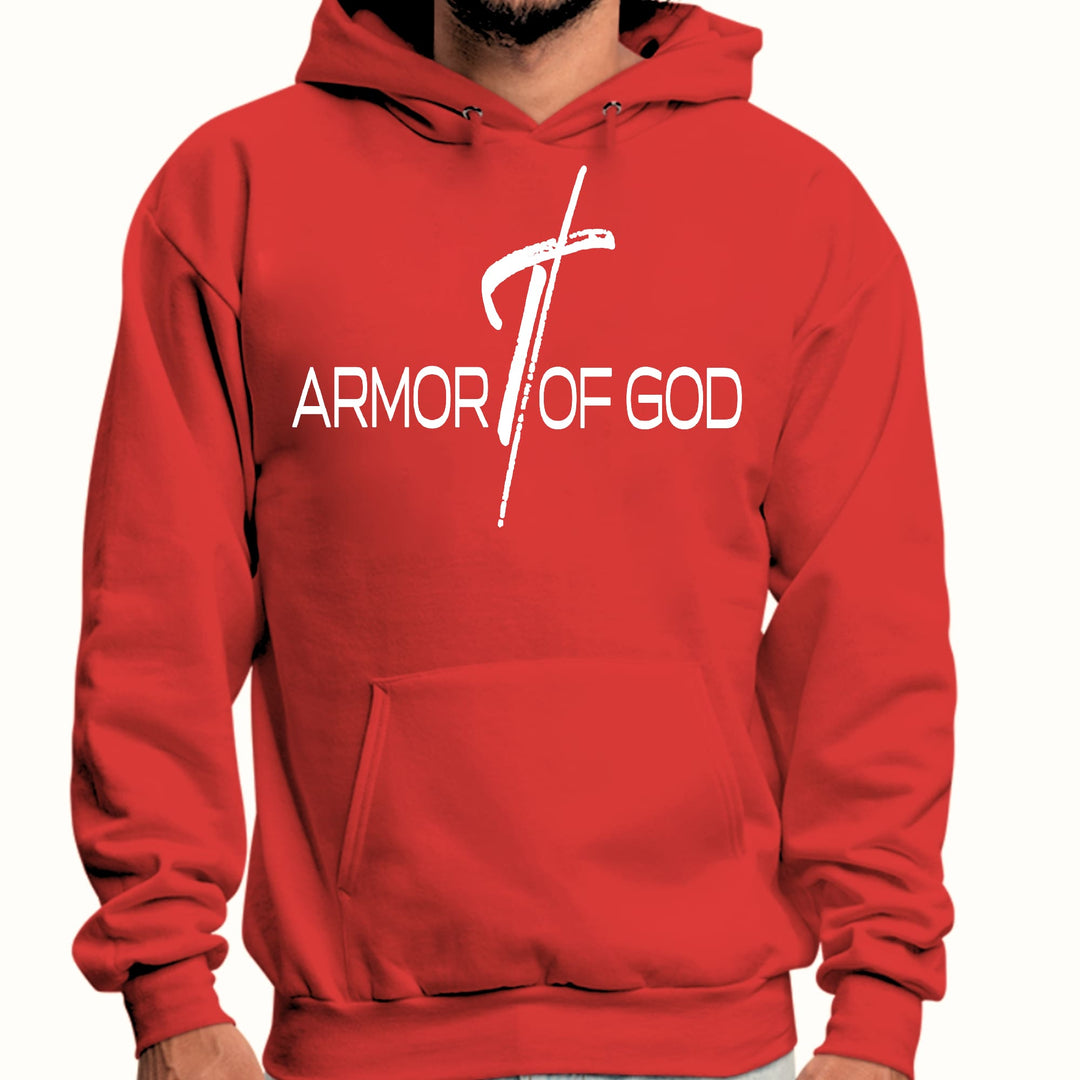 Mens Graphic Hoodie Armor of God Cross - Unisex | Hoodies