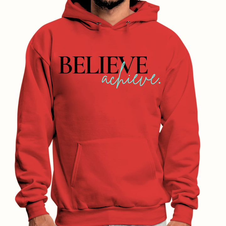 Mens Graphic Hoodie Believe and Achieve - Unisex | Hoodies