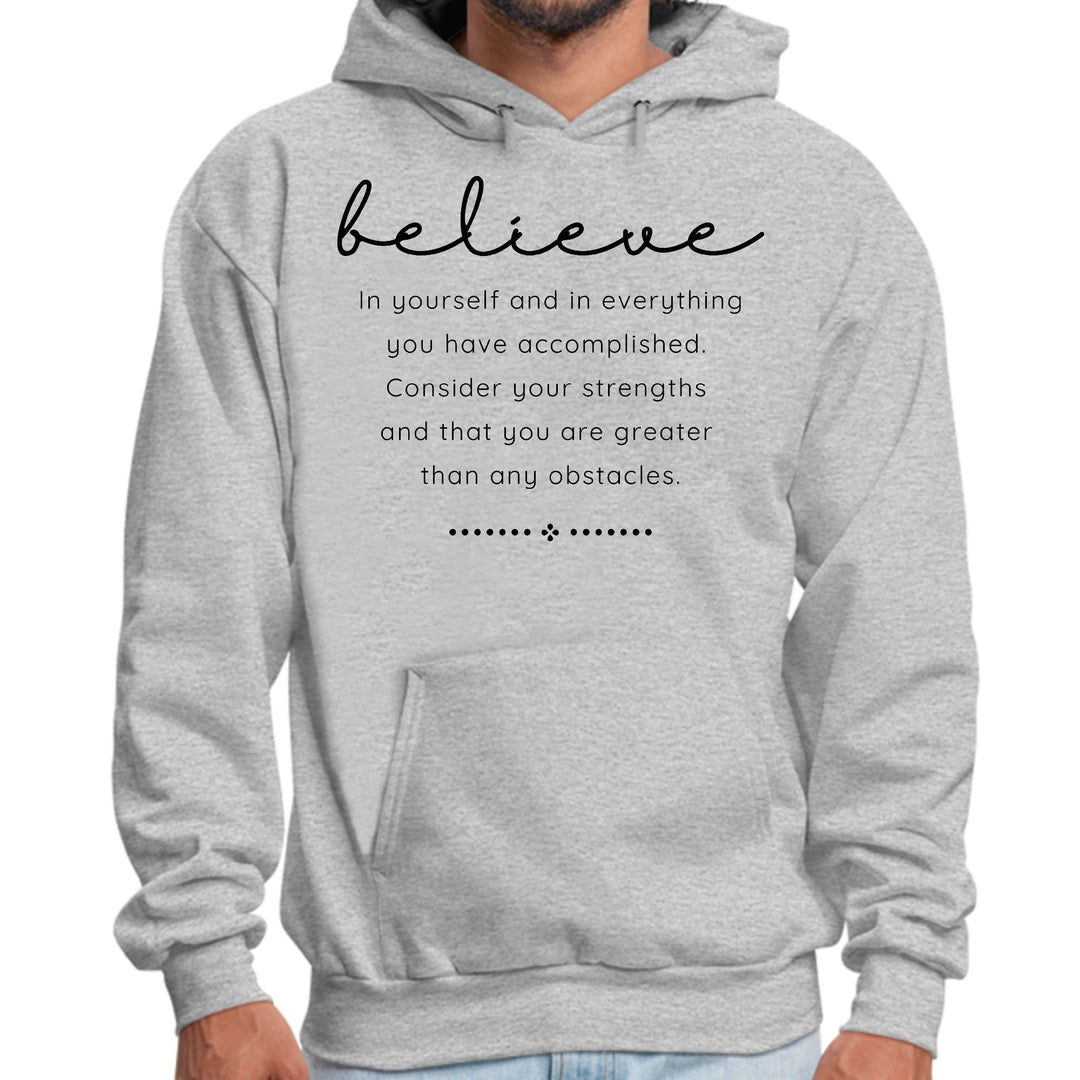 Mens Graphic Hoodie Believe in Yourself - Unisex | Hoodies