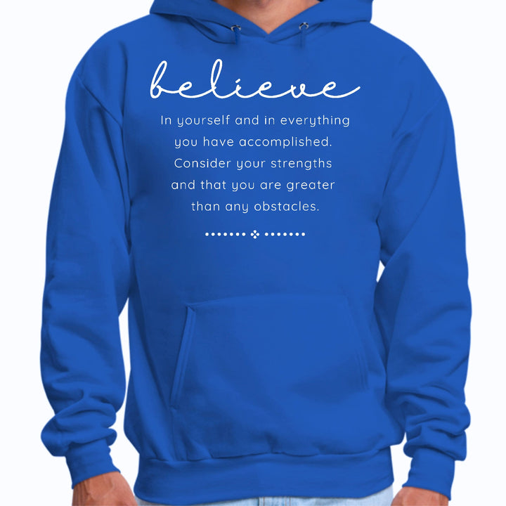 Mens Graphic Hoodie Believe in Yourself - Unisex | Hoodies