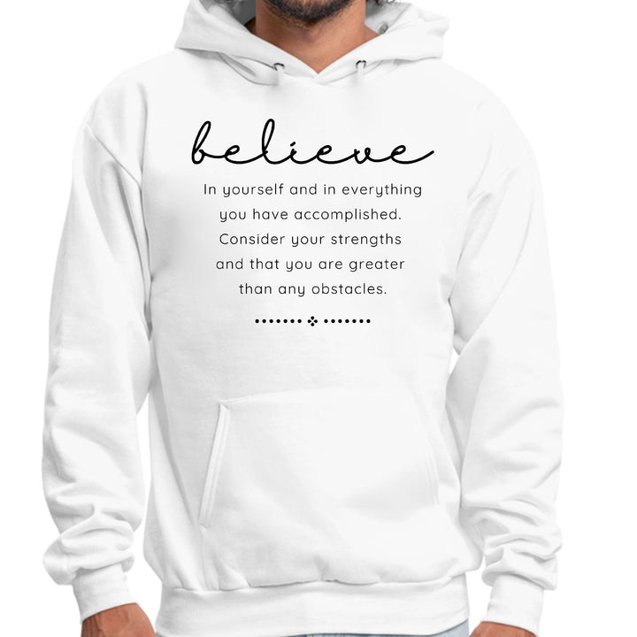 Mens Graphic Hoodie Believe in Yourself - Unisex | Hoodies