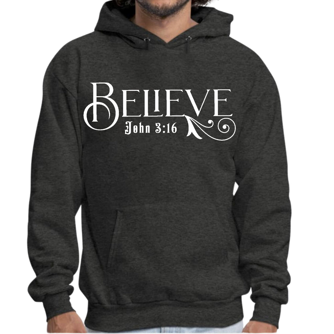 Mens Graphic Hoodie Believe John 3:16 - Unisex | Hoodies