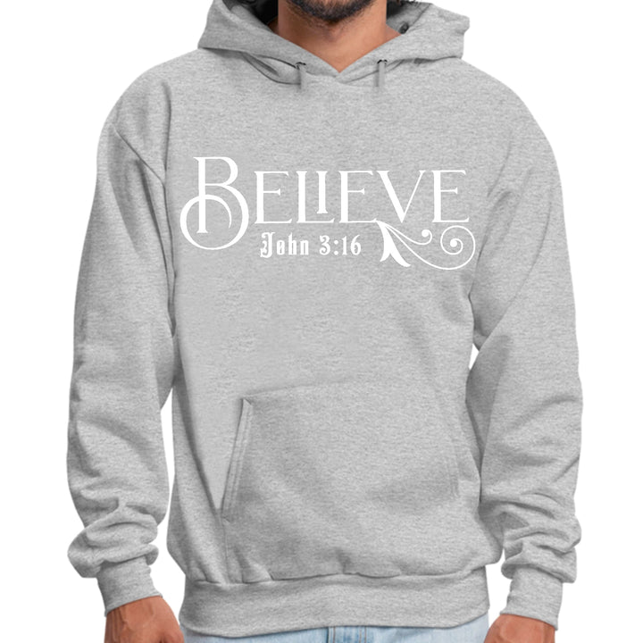 Mens Graphic Hoodie Believe John 3:16 - Unisex | Hoodies