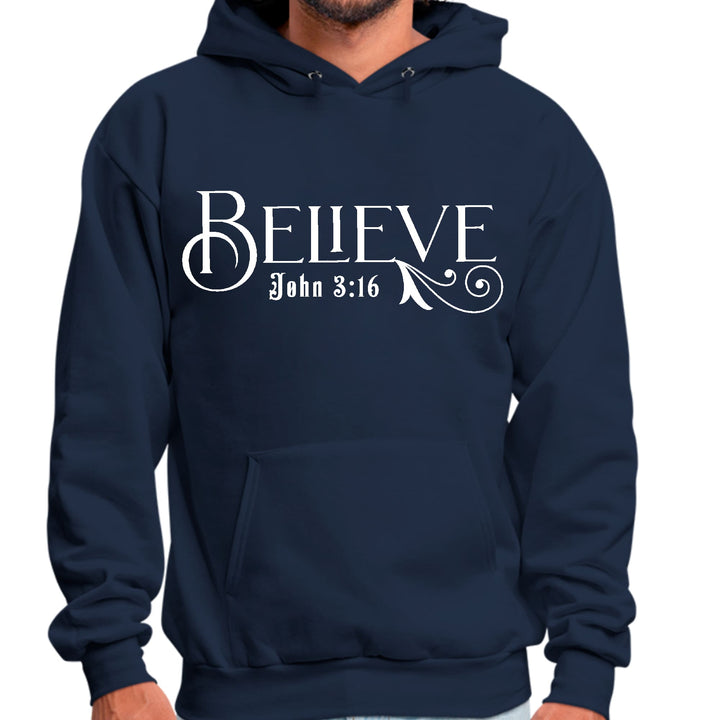 Mens Graphic Hoodie Believe John 3:16 - Unisex | Hoodies