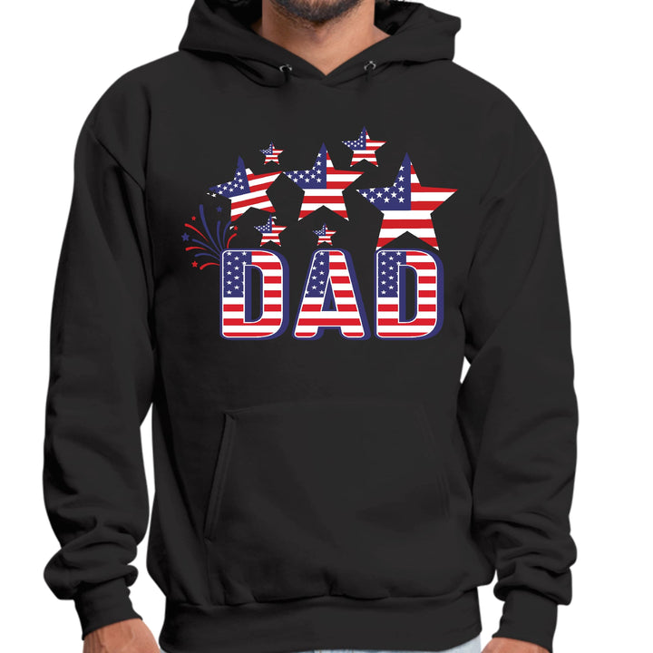 Mens Graphic Hoodie Dad Independence Day 4th of July Celebration - Unisex