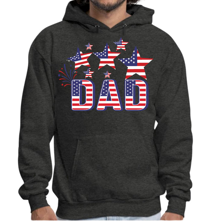 Mens Graphic Hoodie Dad Independence Day 4th of July Celebration - Unisex