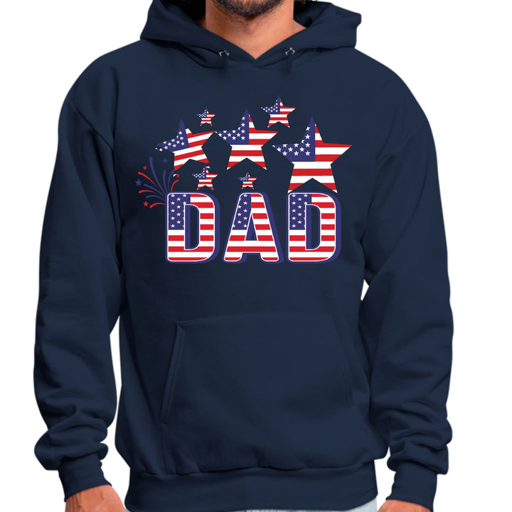 Mens Graphic Hoodie Dad Independence Day 4th of July Celebration - Unisex