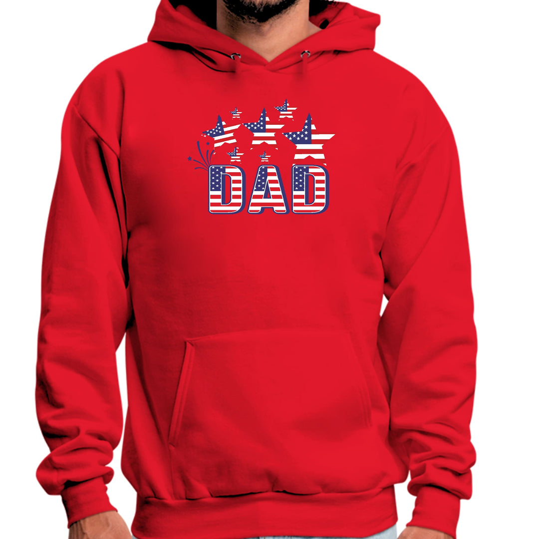 Mens Graphic Hoodie Dad Independence Day 4th Of July Celebration - Unisex