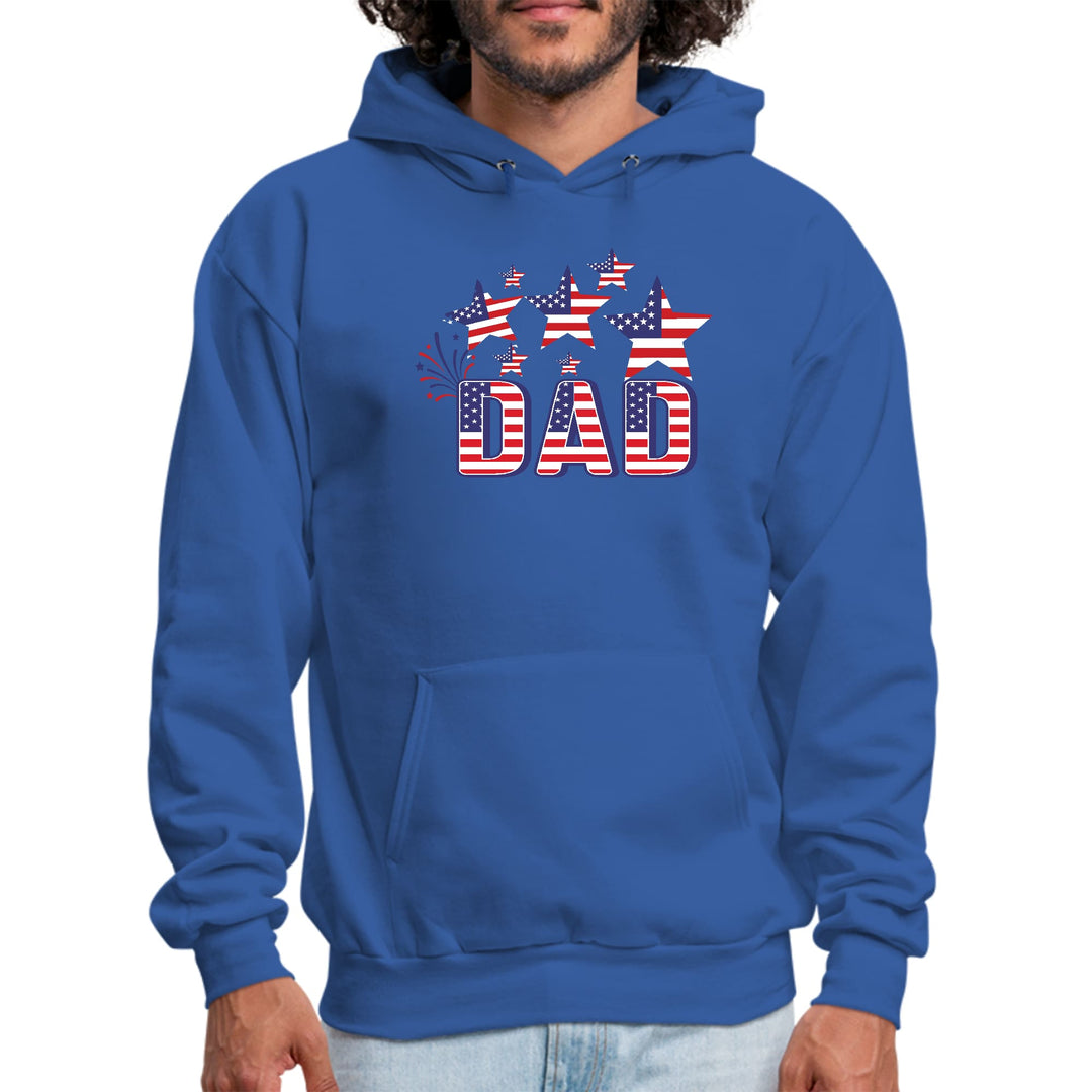 Mens Graphic Hoodie Dad Independence Day 4th Of July Celebration - Unisex