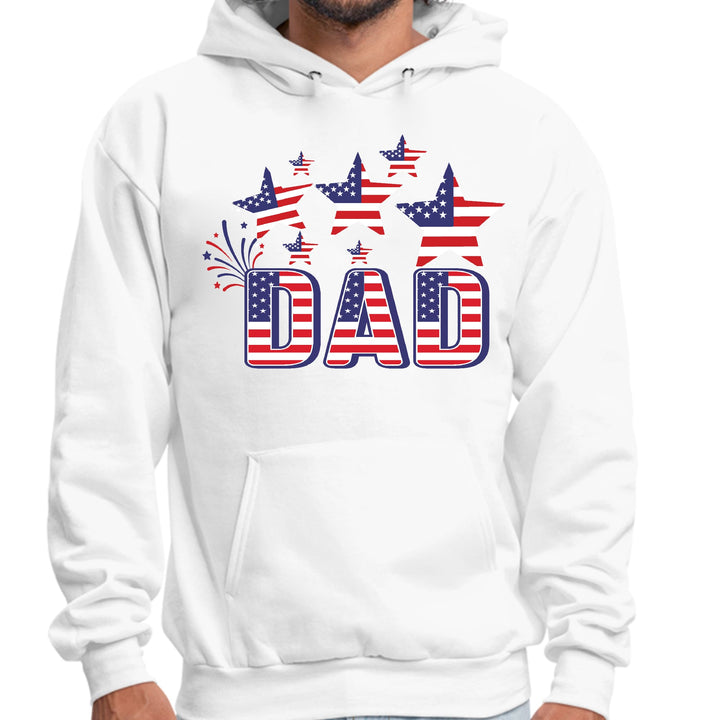 Mens Graphic Hoodie Dad Independence Day 4th of July Celebration - Unisex