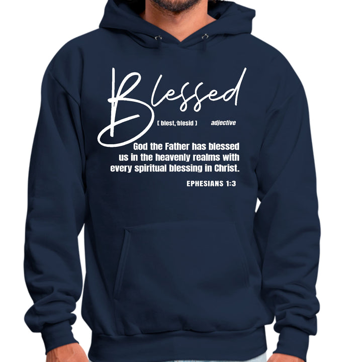 Mens Graphic Hoodie Ephesians - Blessed with Every Spiritual Blessing - Unisex