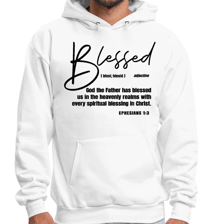 Mens Graphic Hoodie Ephesians - Blessed with Every Spiritual Blessing - Unisex