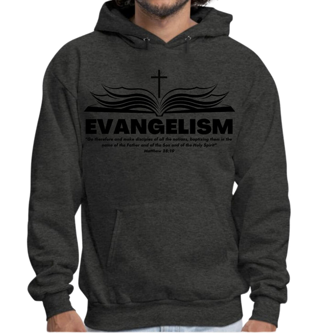 Mens Graphic Hoodie Evangelism - Go Therefore And Make Disciples - Unisex