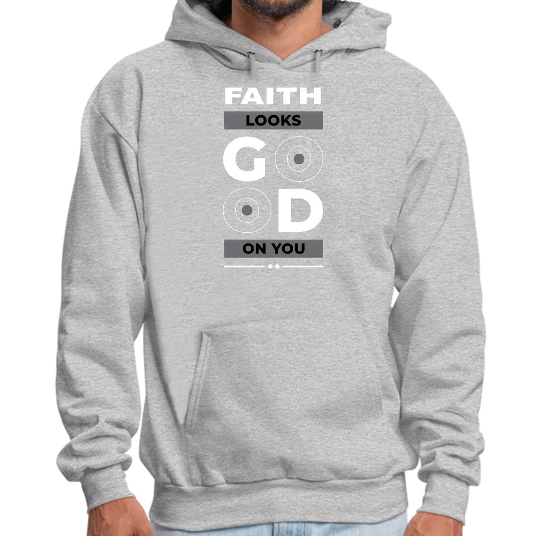 Mens Graphic Hoodie Faith Looks Good - Unisex | Hoodies