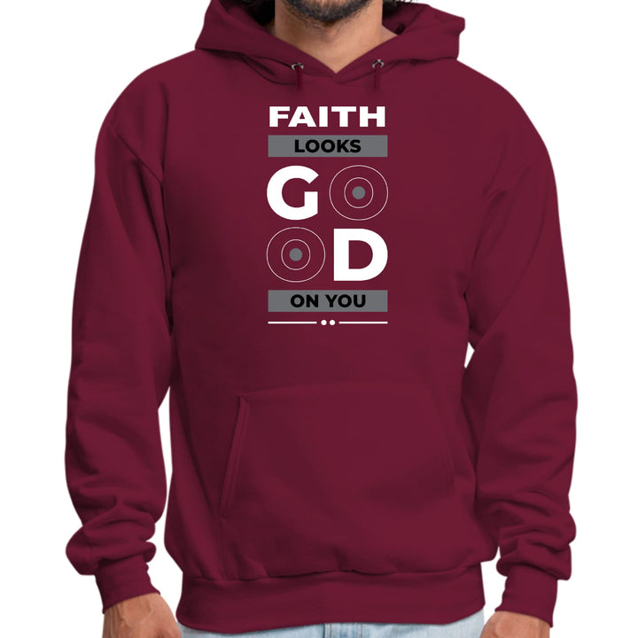 Mens Graphic Hoodie Faith Looks Good - Unisex | Hoodies