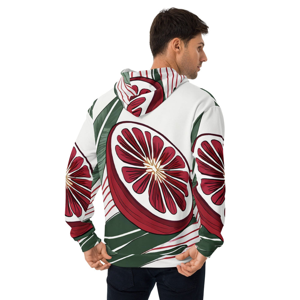 Mens Graphic Hoodie Colorful Floral Lines 3 - Mens | Hoodies | AOP