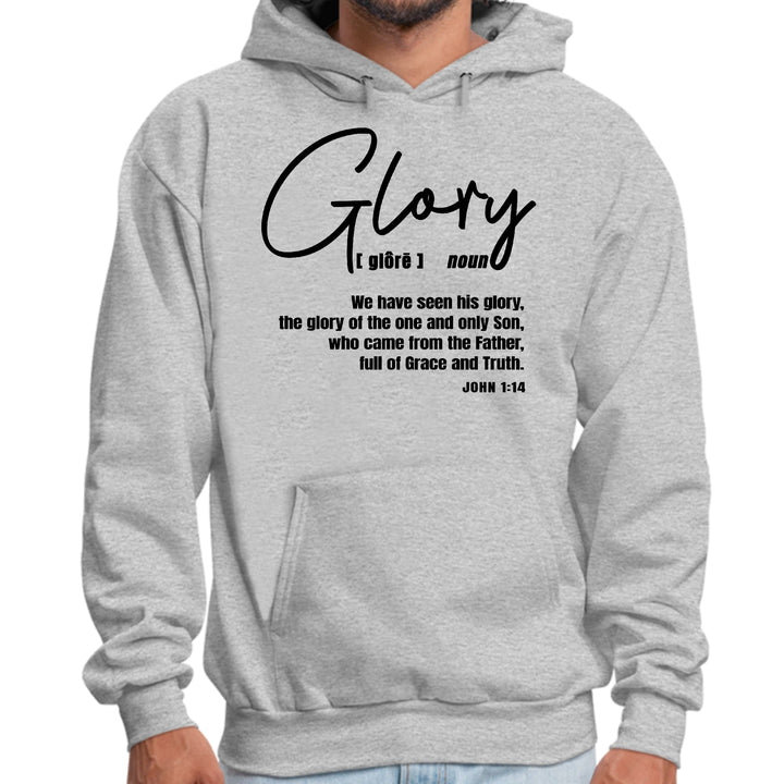 Mens Graphic Hoodie Glory - Christian Inspiration Black - Unisex | Hoodies