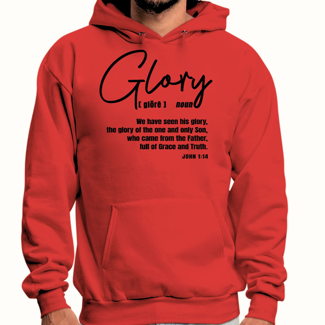 Mens Graphic Hoodie Glory - Christian Inspiration Black - Unisex | Hoodies