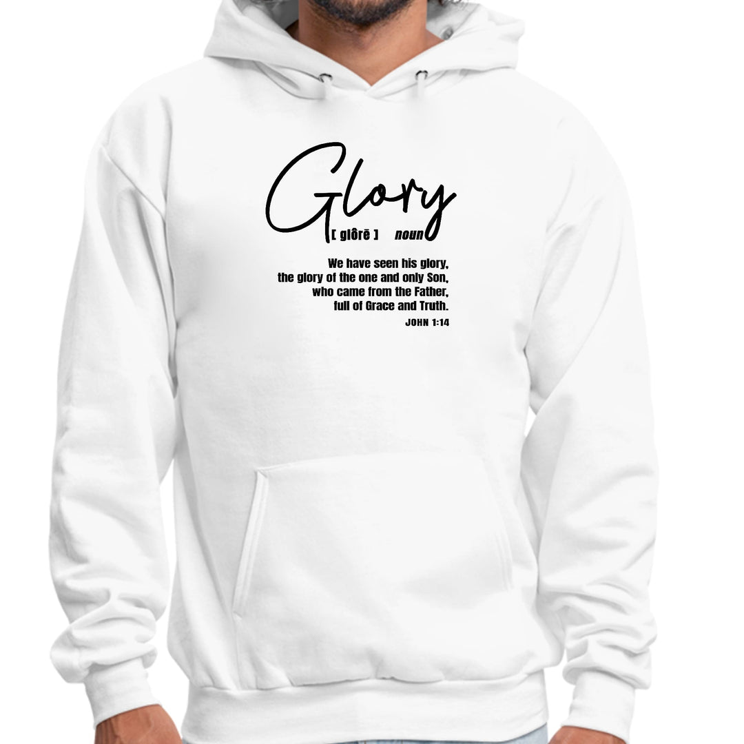 Mens Graphic Hoodie Glory - Christian Inspiration Black - Unisex | Hoodies