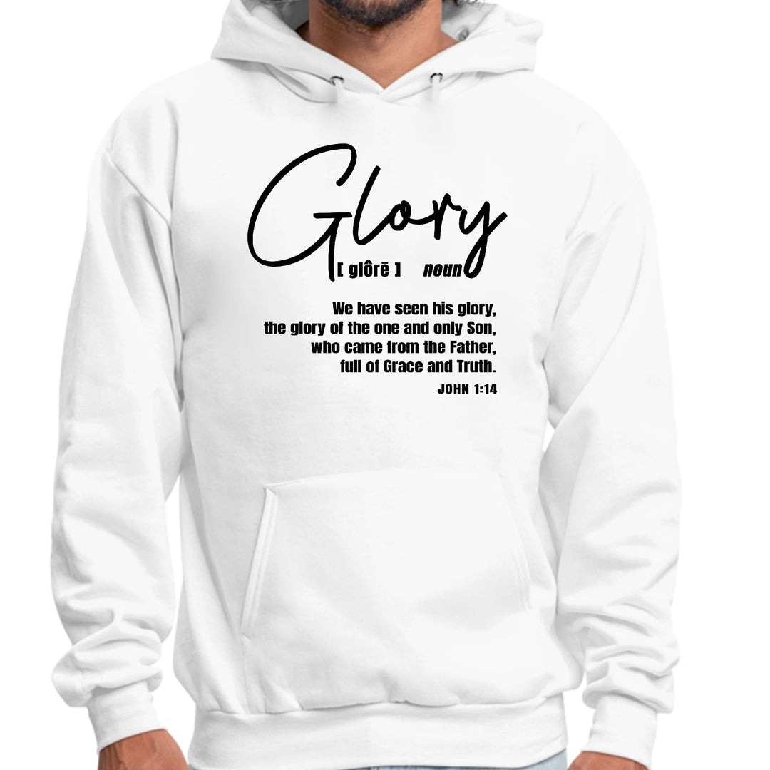 Mens Graphic Hoodie Glory - Christian Inspiration Black - Unisex | Hoodies