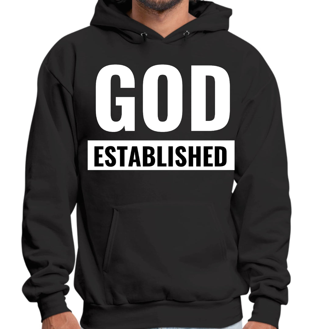 Mens Graphic Hoodie God Established - Unisex | Hoodies