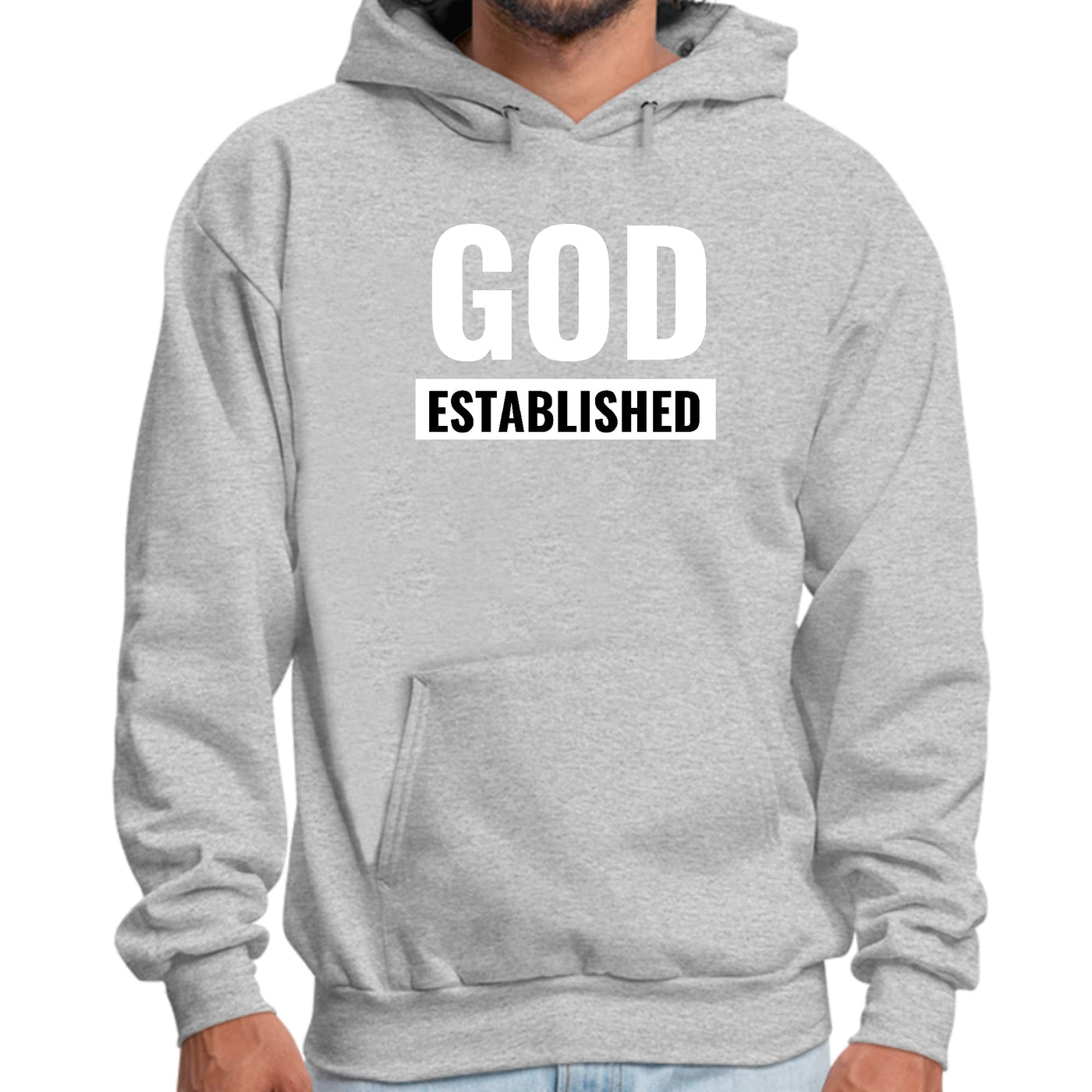 Mens Graphic Hoodie God Established - Unisex | Hoodies