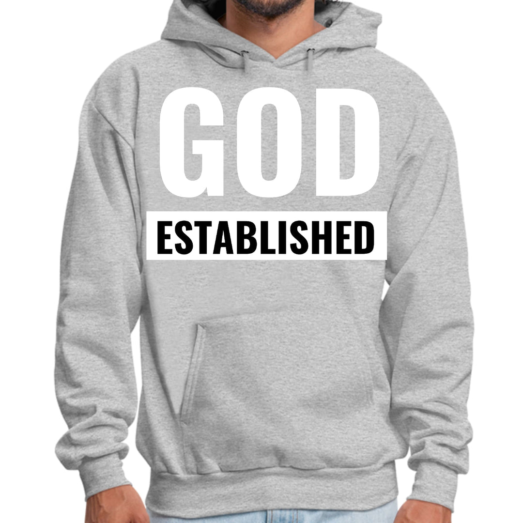 Mens Graphic Hoodie God Established - Unisex | Hoodies