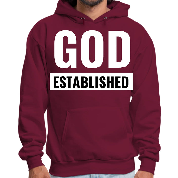 Mens Graphic Hoodie God Established - Unisex | Hoodies