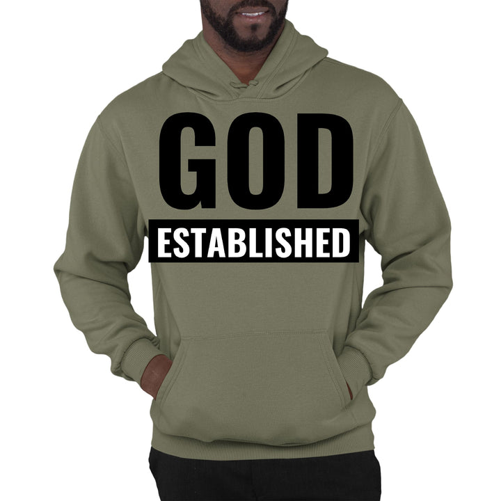 Mens Graphic Hoodie God Established - Unisex | Hoodies