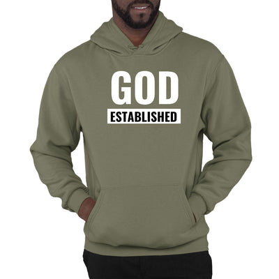 Mens Graphic Hoodie God Established - Unisex | Hoodies