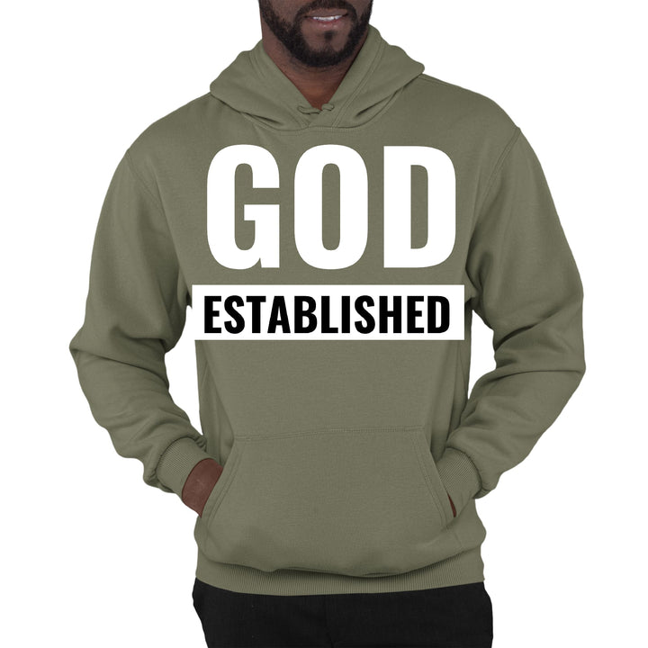 Mens Graphic Hoodie God Established - Unisex | Hoodies