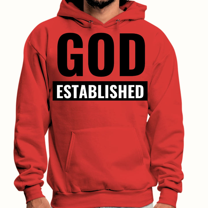 Mens Graphic Hoodie God Established - Unisex | Hoodies