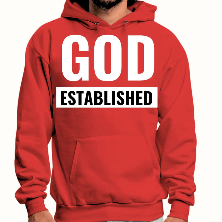 Mens Graphic Hoodie God Established - Unisex | Hoodies