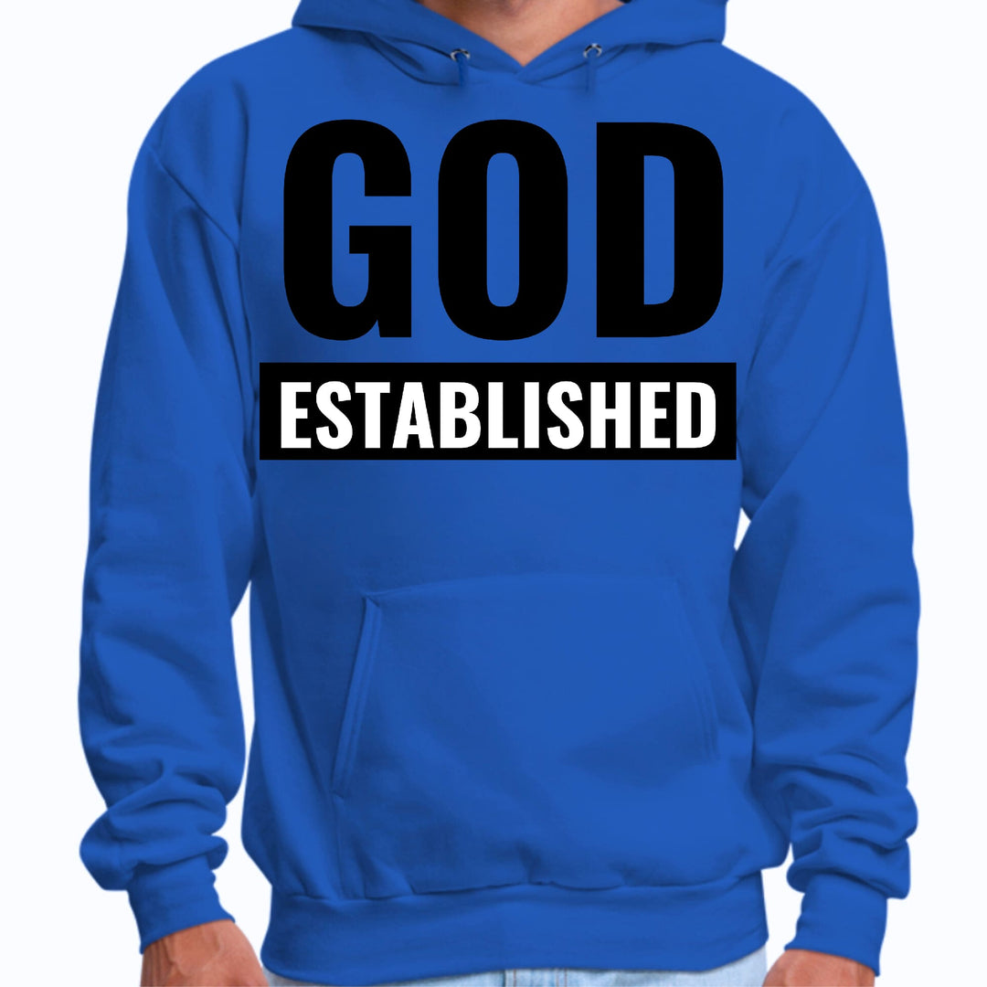 Mens Graphic Hoodie God Established - Unisex | Hoodies