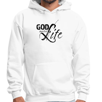 Mens Graphic Hoodie God Inspired Life Black Illustration - Unisex | Hoodies