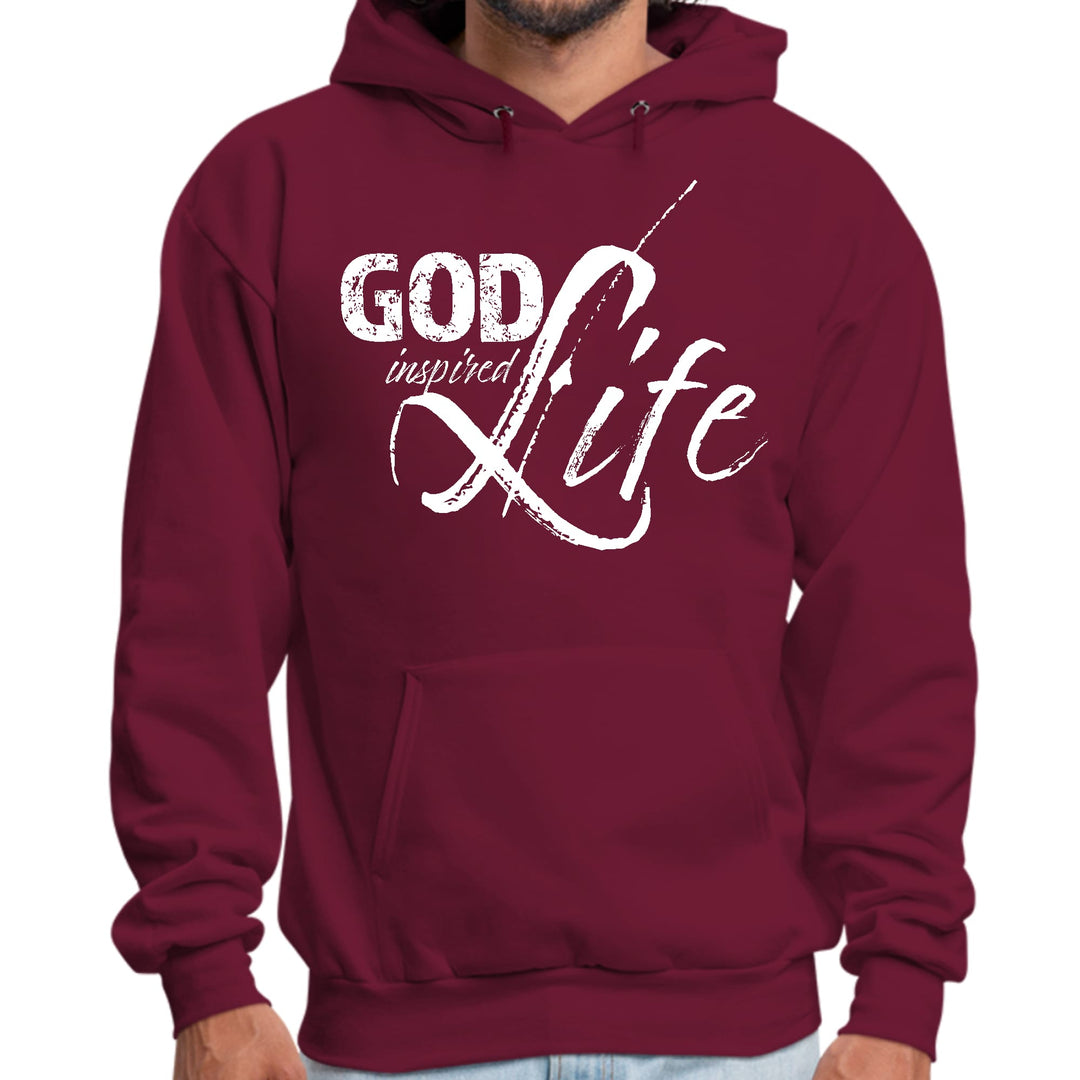 Mens Graphic Hoodie God Inspired Life - Unisex | Hoodies