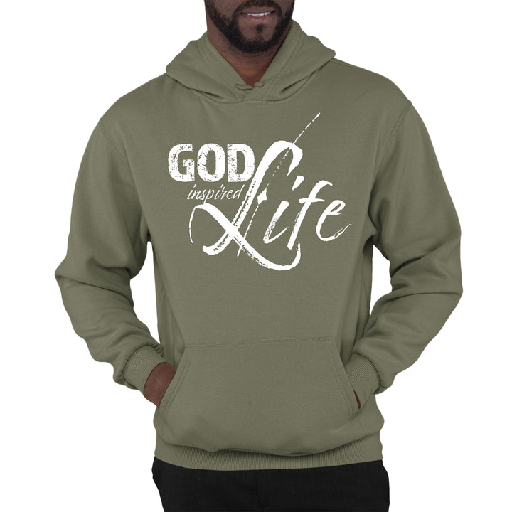 Mens Graphic Hoodie God Inspired Life - Unisex | Hoodies