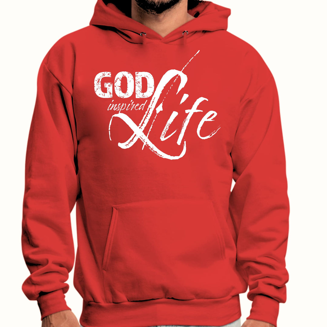 Mens Graphic Hoodie God Inspired Life - Unisex | Hoodies