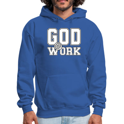 Mens Graphic Hoodie God @ Work Print - Unisex | Hoodies